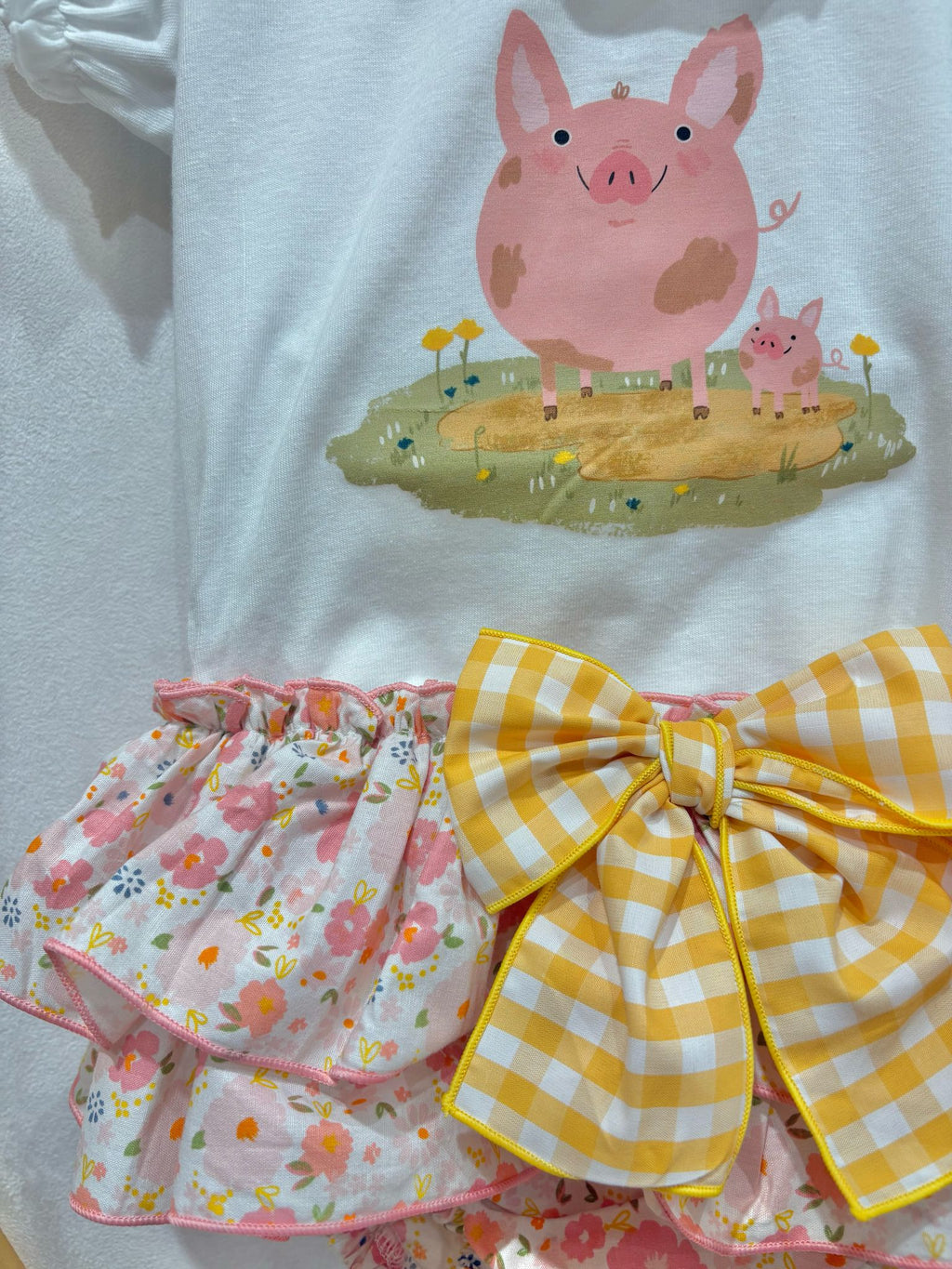 CAMISETA Y BRAGUITA CERDITO T18