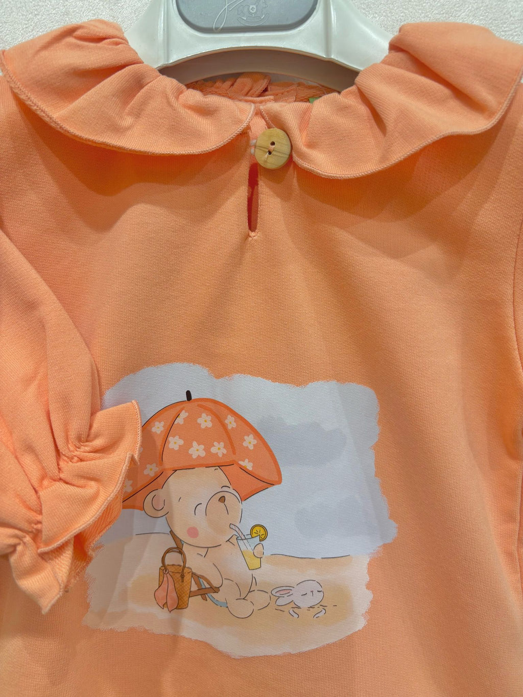 SUDADERA CORAL NIÑA OSO