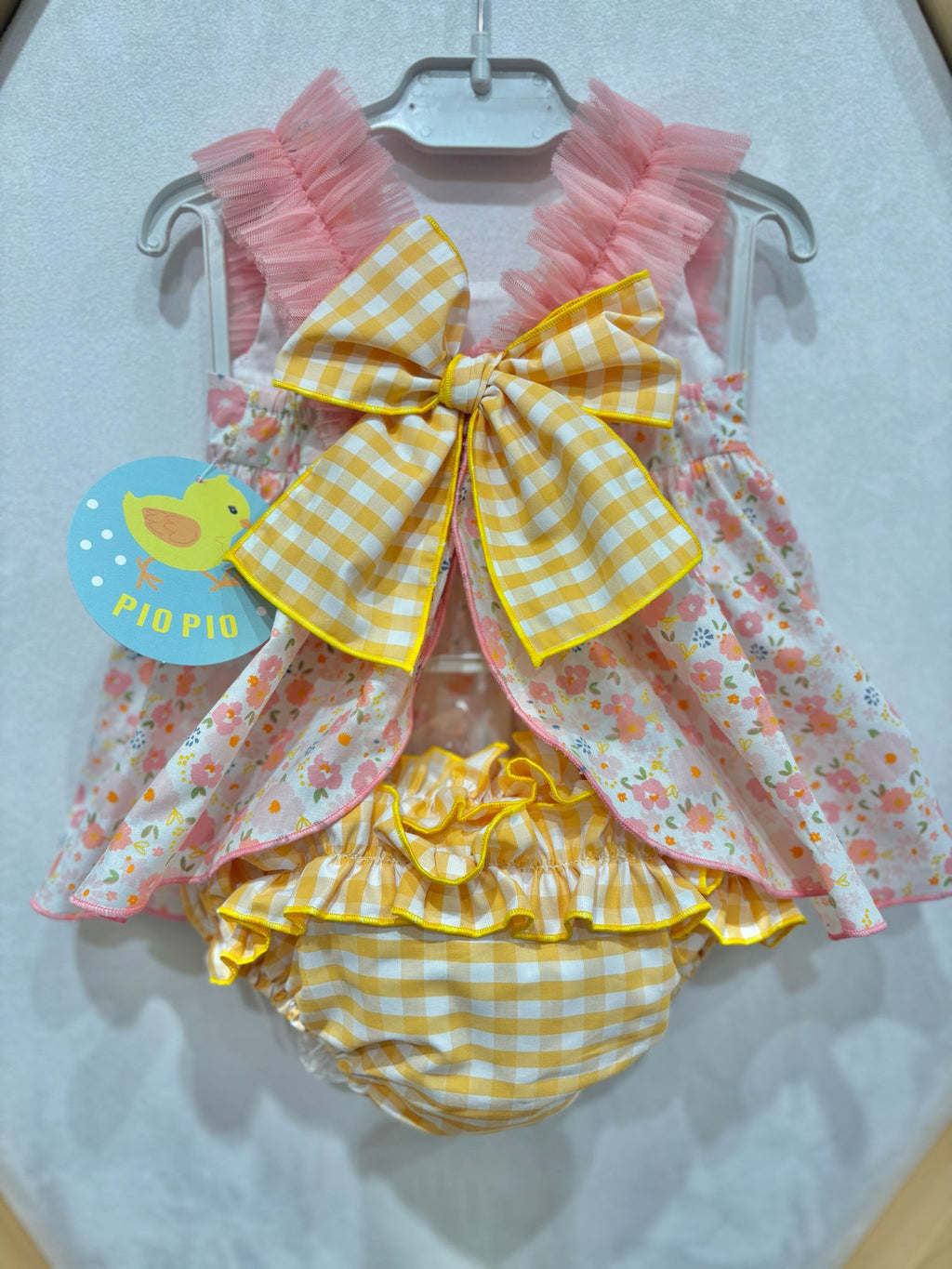 JESUSITO LIBERTY ROSA CON VICHY AMARILLO