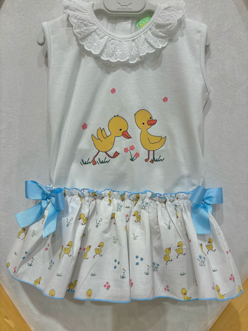 CAMISETA Y BRAGUITA PATITOS
